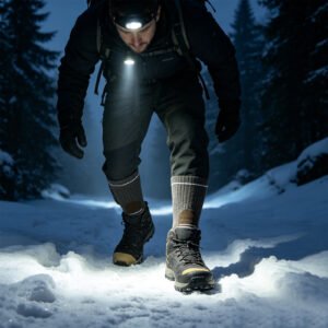 KyinSport 5-Pack Merino Wool Impact-Absorption Socks - Tough Terrain Protection