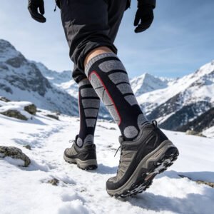 KyinSport 4-Pack Merino Wool Winter Skiing Socks - High-Density Thermal Gear