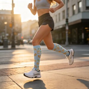 KyinSport Heavy-Duty Hex-Grip Black Socks